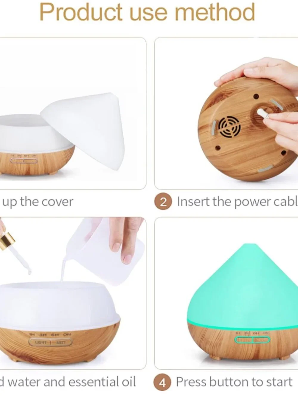 SILVERCREST Ultrasonic Aromatherapy Lavender Essential Oil Mist Diffuser NEW